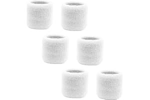 Kenz Laurenz Sweat Wristbands Wrist Bands Sweatbands - Sweatband for Women Men Basketball Head Sweat Band Sets Girls Yoga Spo