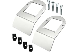 Watermelon Lights Under Glow Bracket,Stainless Steel Watermelon Light Frame Brackets Fit for Universal Truck & RVs 2Pcs/Set