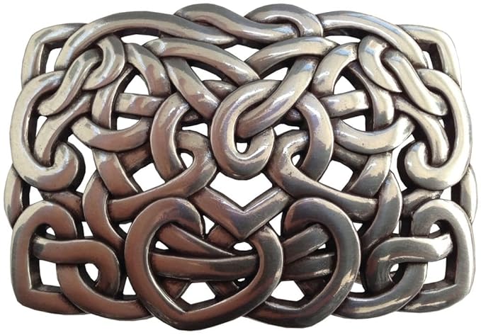 Gürtelschnalle für Damen mit vielen kleinen Herzen für Wechselgürtel mit einer Breite bis zu 4cm Buckle