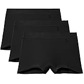 Tommy John Women's Underwear, Boyshort Panties, Cool Cotton Fabric, 3 Pack