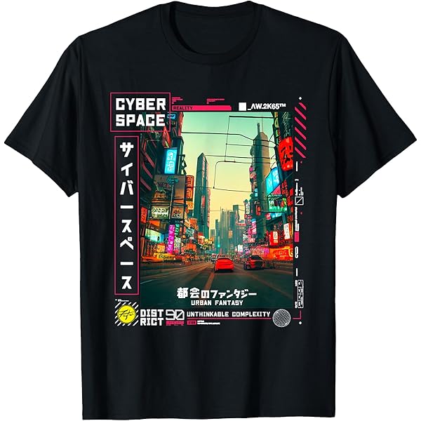 Amazon.com: Vaporwave Cyberpunk Streetwear in Japanese Retro