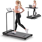 Walking Pad Treadmill for Home - Foldable Treadmills with Handle Bar Mini Portable Walk Pads Under Desk Small Spaces Compact Folding Electric Treadmills Office Walking and Running Machine Terluxra