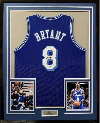 framed kobe jersey