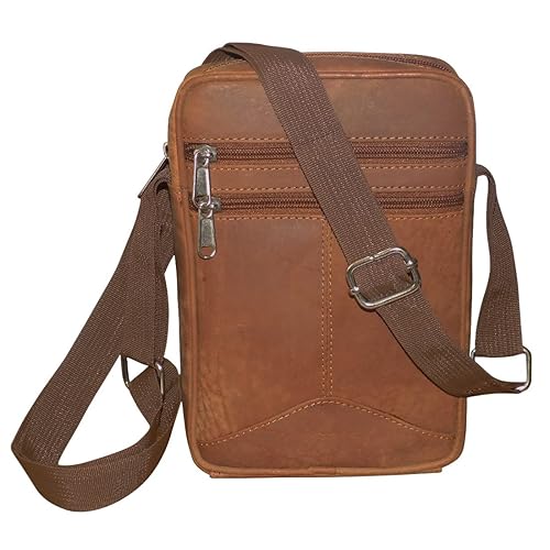 Style98 Cheeku Premium Quality Genuine Leather Travelller UniSex Messenger Bag - Hunter Leather