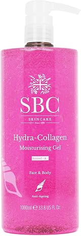 SBC Hydra-Collagen Moisturising Gel 1000ml Anti-Ageing Face Body Moisturiser view 1