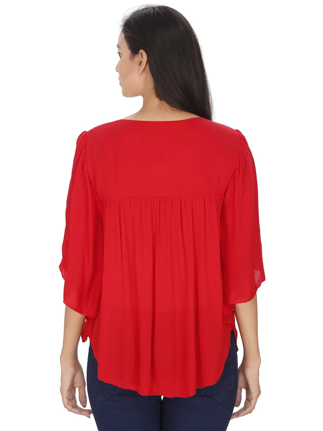 aditii's mantra stylish embroided poncho women's cotton top