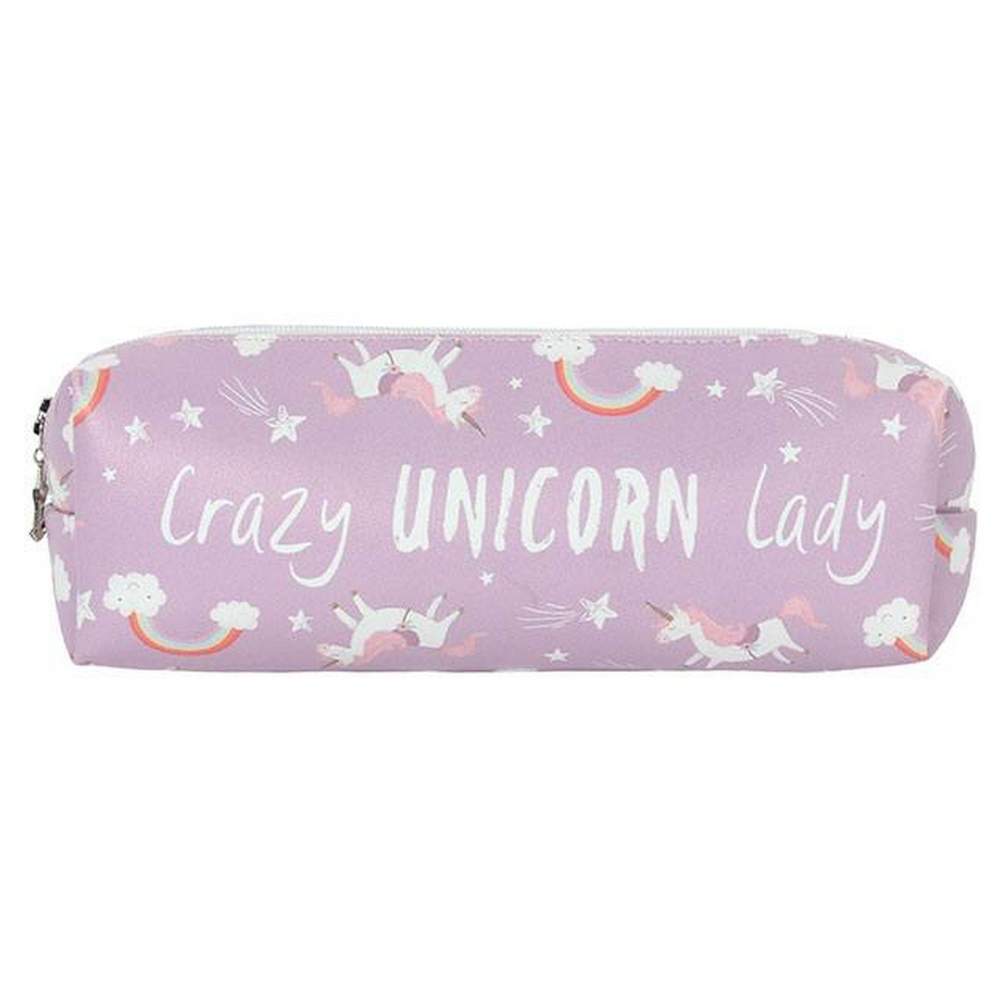 Miss Pretty London Lilac Crazy Unicorn Pencil CASE