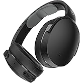 Skullcandy Hesh ANC Wireless Over-Ear Bluetooth Headphones, Active Noise Cancelling, Up to 22 Hrs Battery, Foldable Lightweight Design, Microphone for iPhone Android - True Black