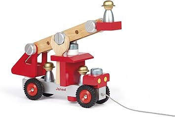 Amazon.com: Janod DIY Fire Truck: Toys 