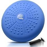 Tumaz Wobble Cushion Wiggle Seat Core Balance Disc with Pump | Extra Thick | Supports Active Sitting | For Sensory Kids | Core Training| Office, Home &amp; Classroom
