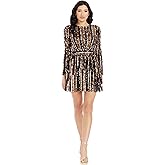 Dress The Population Womens Rome Fit and Flare Mini Dress