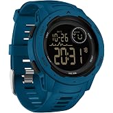 findtime Men's Digital Watch Waterproof Sports Watches Tactical Military Stopwatch Alarm 12/24H Outdoor Mens Wristwatch for Running Swimming Relojes para Hombres