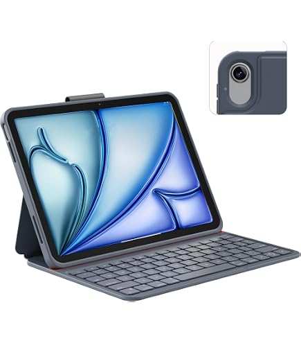 Amazon.com: Smart iPad Keyboard Folio - Replaceable Battery (365