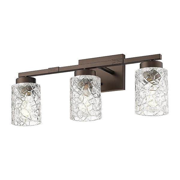 EMLIVIAR 3 LIGHT VANITY WALL SCONCE, FARMHOUSE BATH...