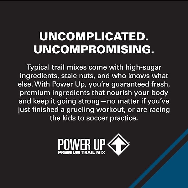 POWER UP PREMIUM TRAIL MIX – HIGH ENERGY TRAIL MIX 14OZ, GLUTEN FREE, VEGAN, NON-GMO