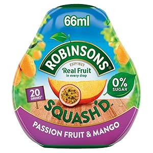 Robinsons Squash'd Mango & Passion Fruit No Added Sugar - 66ml (2.23fl oz)