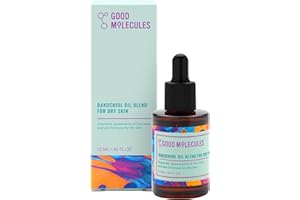 Good Molecules Bakuchiol Oil For Dry Sky - Ultra Hydrating Natural Blend with Bakuchiol and Rosehip Oil, Promotes Collagen Production, Moisturizing Face Oil