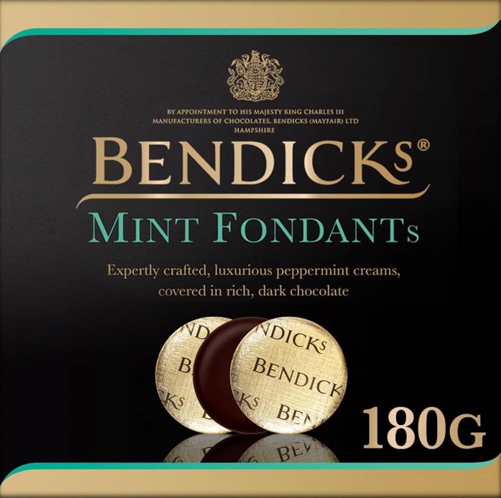 Bendicks Dark Chocolate Mint Fondants 180 g Vegan Kosher Pack