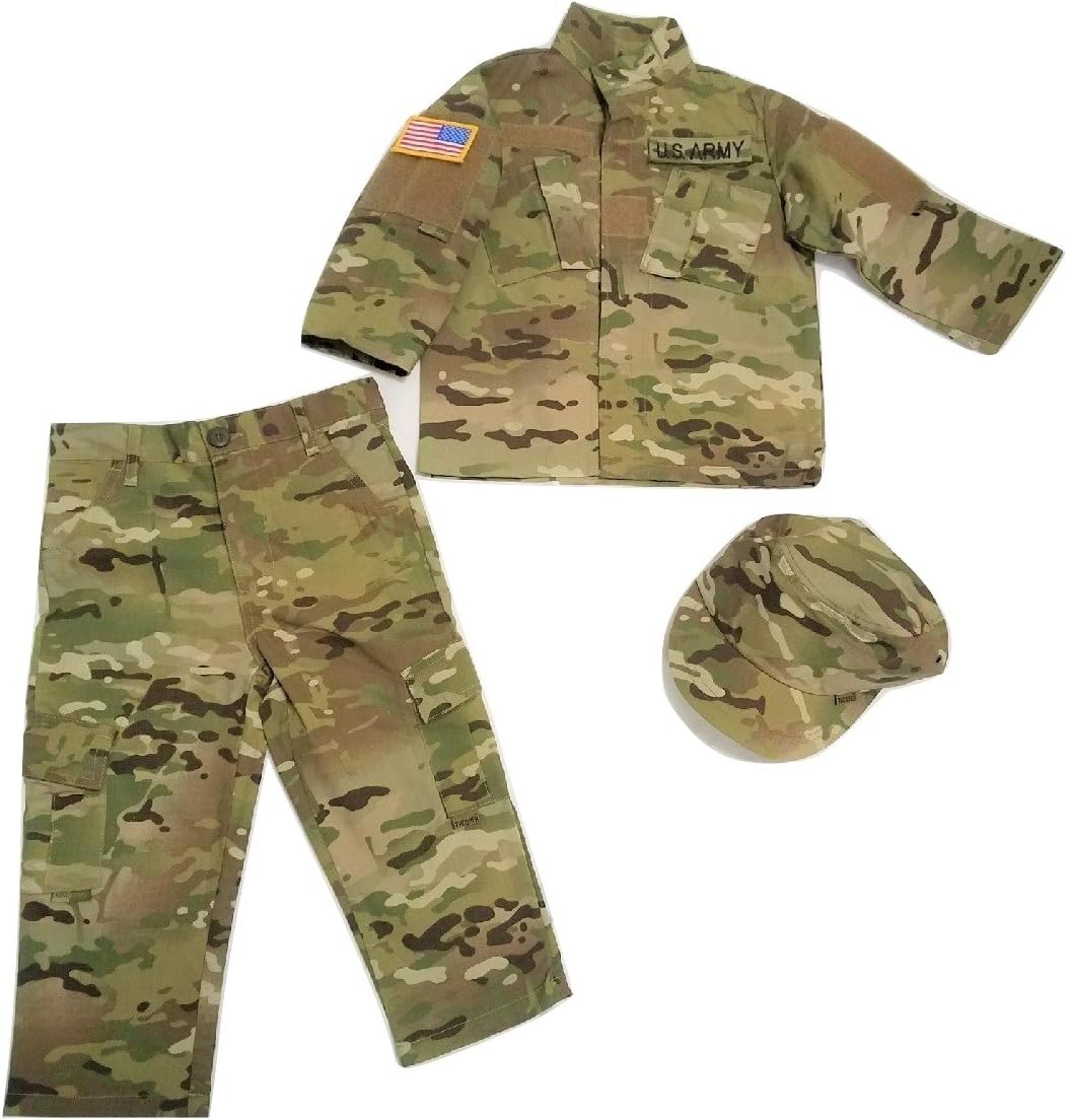 Kids U.S. Army Multicam Camo Pattern 5pc Uniform Set