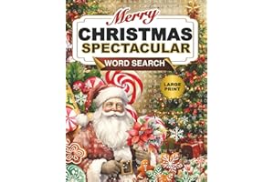 Merry Christmas Large Print Word Search Puzzle Book: Holiday Fun Word Find Puzzles for Adults, Seniors, and Teens — A Cozy and Nostalgic Christmas Spectacular (The Christmas Word Search Collection)