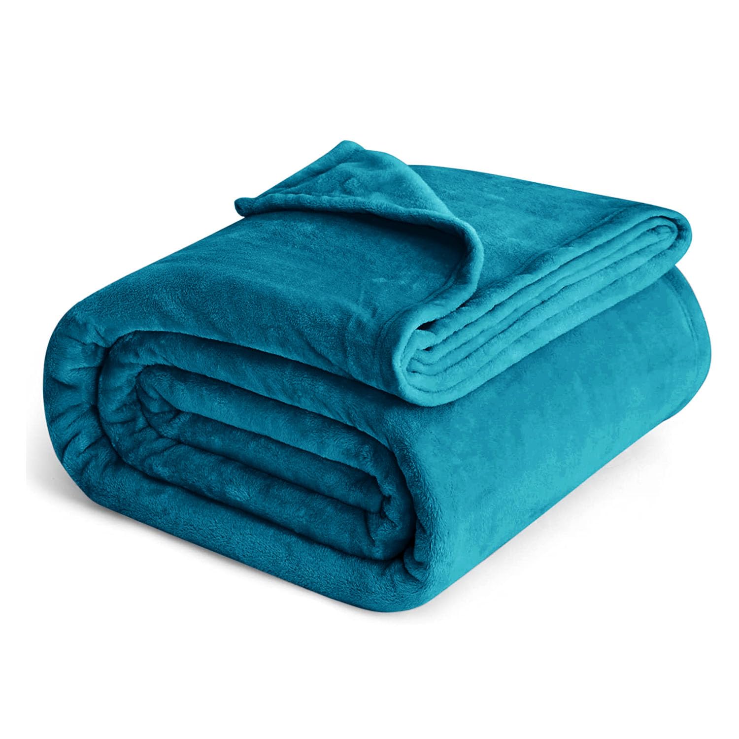 IR Imperial Rooms Fleece Blanket Throws for Sofas – Soft Fluffy 400 GSM Silk Touch Warm Blankets for Bed and Couch Bed Throw for Bedroom, Travel (Teal, Queen (200X240CM))