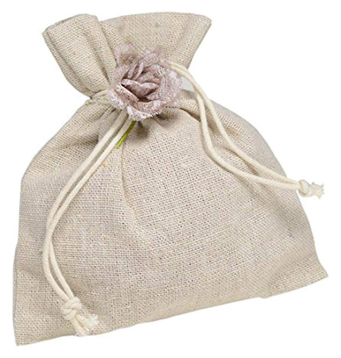 CLUB GREEN Linen Pouch 120X140, Fabric, Natural, 20.5 x 17.1 x 5 cm