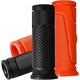 4 PCS Kids Bike Handlebar Grips | Black + Color Combo | 8 Options | Non-Slip 22.2mm 90mm Bicycle Grips for Kids Bikes &amp; Scooters