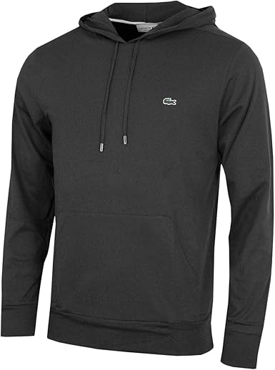 lacoste black hoodie mens