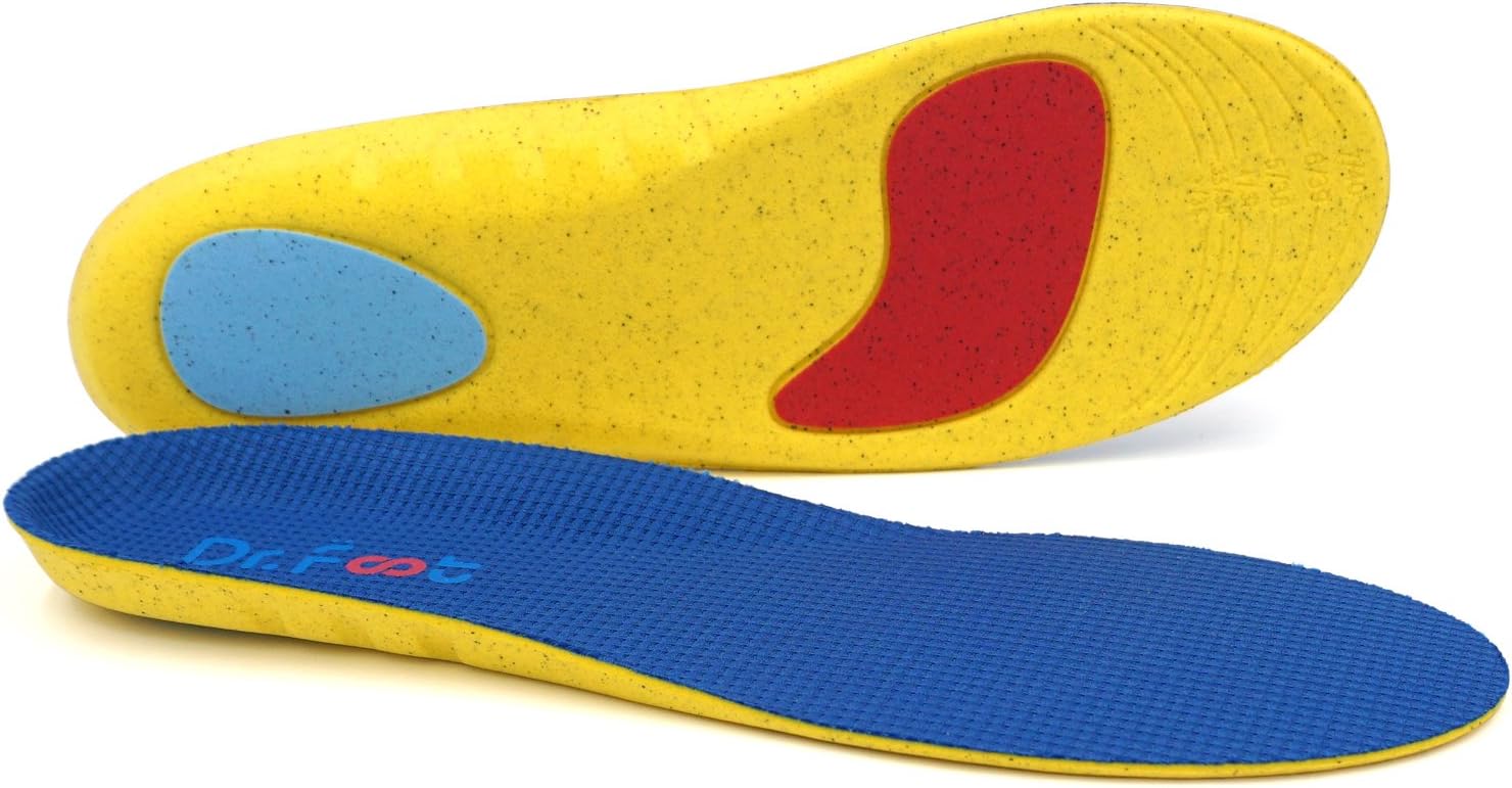 Dr. Foot’s Athletic Shoes Insoles, Comfort Sports Foam