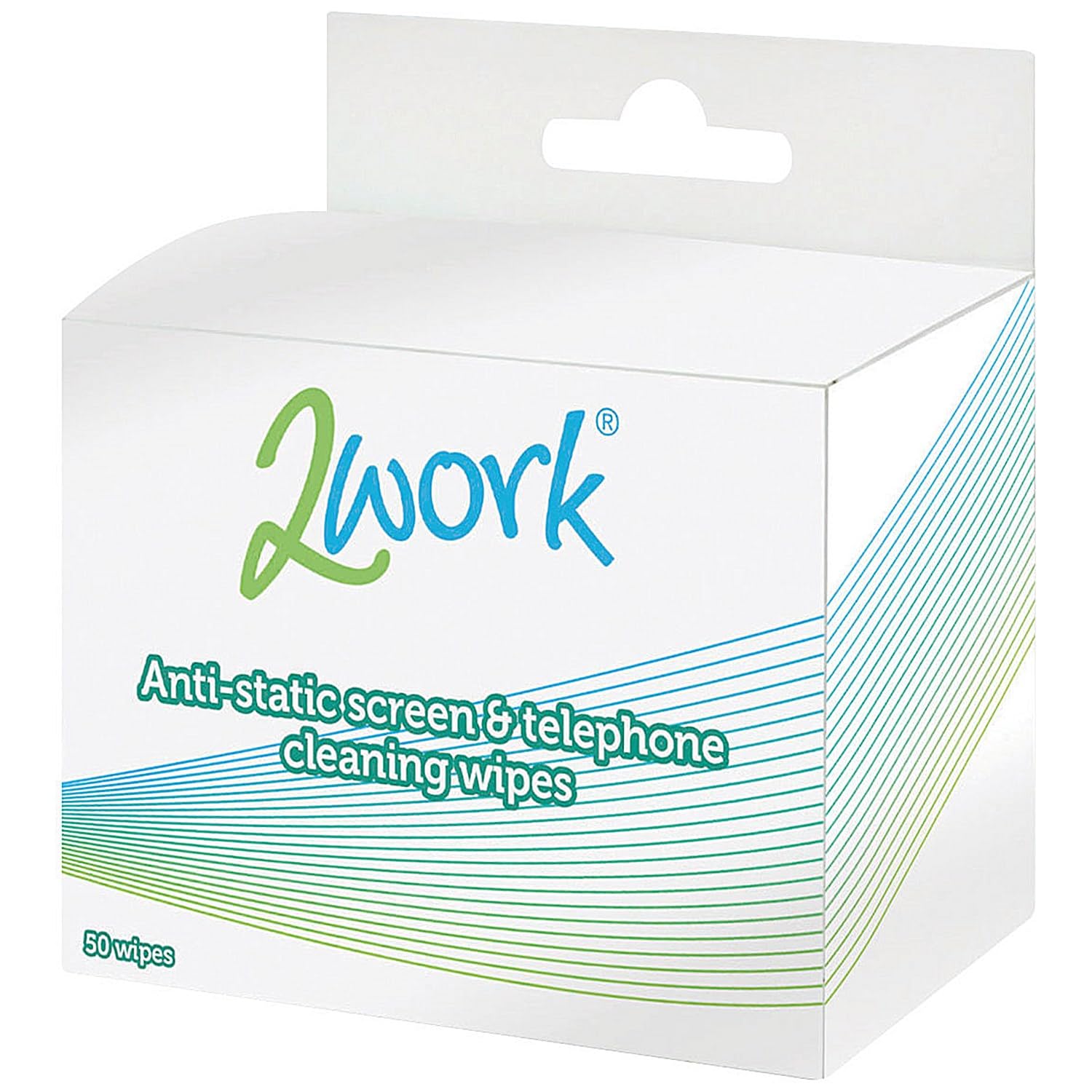 2Work Anti-Static Screen and Telephone Wipes (Pack of 50) DB50342