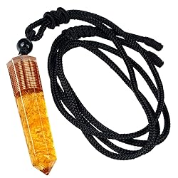 Nupuyai Orgone Healing Crystal Point Pendant