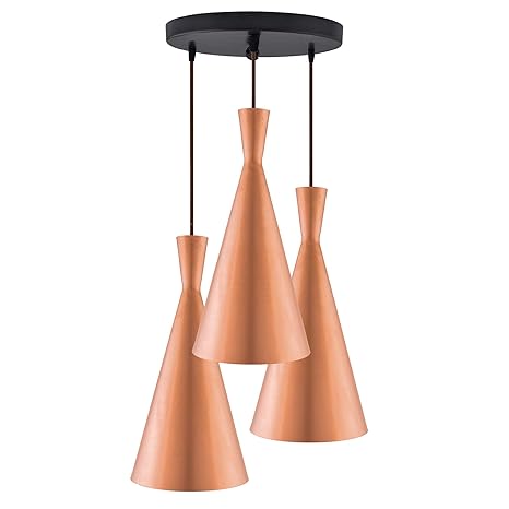 rose gold hanging lights