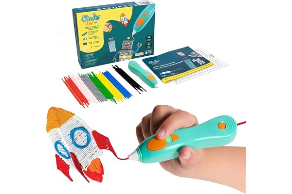 3Doodler Start+ Essentials 3D Pen for Kids | Easy to Use, Learn from Home Art Activity, Educational STEM Toy for Boys & Girls Ages 6+