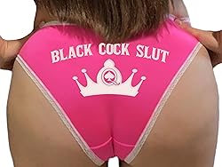 Knaughty Knickers Black Cock Slut With QOS Crown