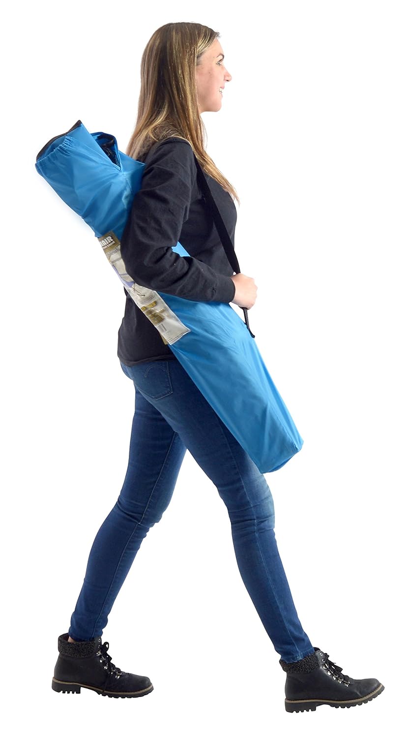 Quik Chair Portable Folding Chair with Arm Rest Cup Holder and Carrying