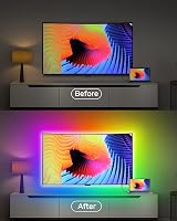Daymeet LED TV Backlight 32-60 inch RGBIC USB Light Strip with Remote view 2