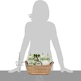 BRUBAKER Cosmetics Aloe Vera Bath & Shower Gift Set 11 Piece Wicker Basket view 8