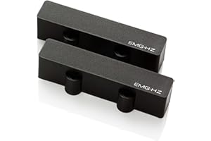 EMG J HZ Passive Jazz Bass Replacement Pickup Set, Black