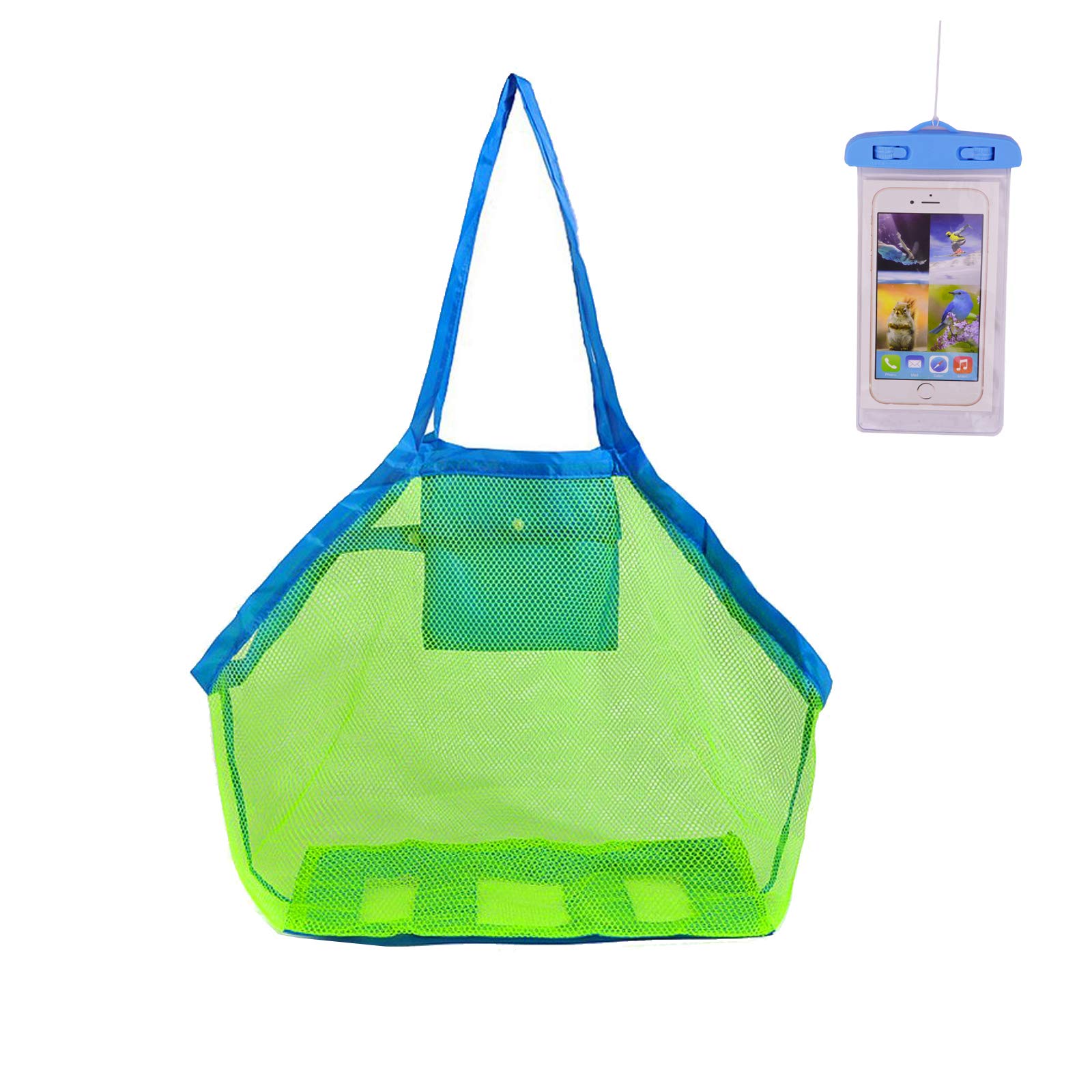 mesh tote beach bolsa