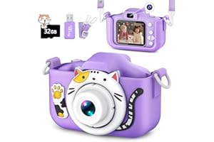 DITUPAN Kids Camera for Girls Boys Christmas Birthday Festival Gift for Kids,Digital Camera for Toddlers Toys for 3 4 5 6 7 8 9 10 11 12 Year Old