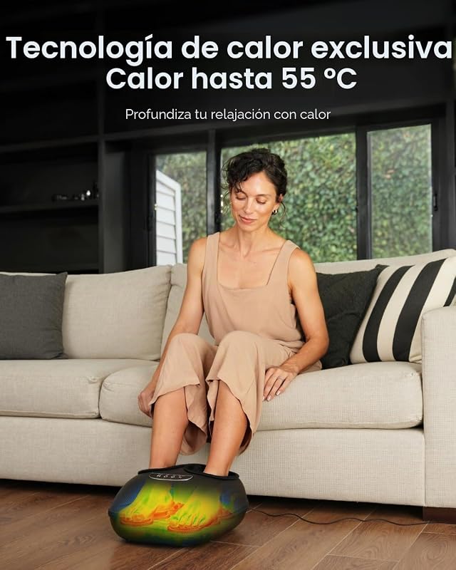 Masajeador de pies novedad 2026, masajeador eléctrico con calor