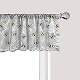 Ambesonne Entomology Window Valance, Print of