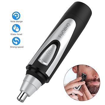 Frycwhq Professional Water Resistant Nose Ear Hair Trimmer