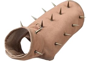 Dog Spike Vest Adjustable Dog Harness Protection Vest with Spikes to Shield Your Pet from Coyotes Raptor Animal Attacks