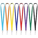 80 Pcs Breakaway Lanyard for Id Badges, 8 Color