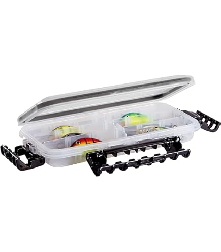 Lot De 4 Boîtes De Rangement Plano Stowaway 3500 ProLatch – Bleu, Compactes Et Verrouillables