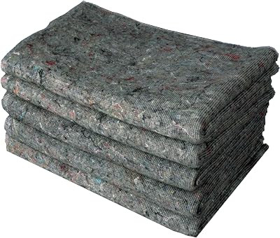 Triplast Removal Blankets Pack of 5 150 x 200 cm Wool Mix Heavy Duty