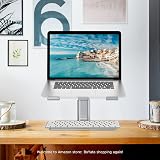 BoYata Laptop Stand Height Adjustable Ventilated Ergonomic 10-17 inch Grey view 7