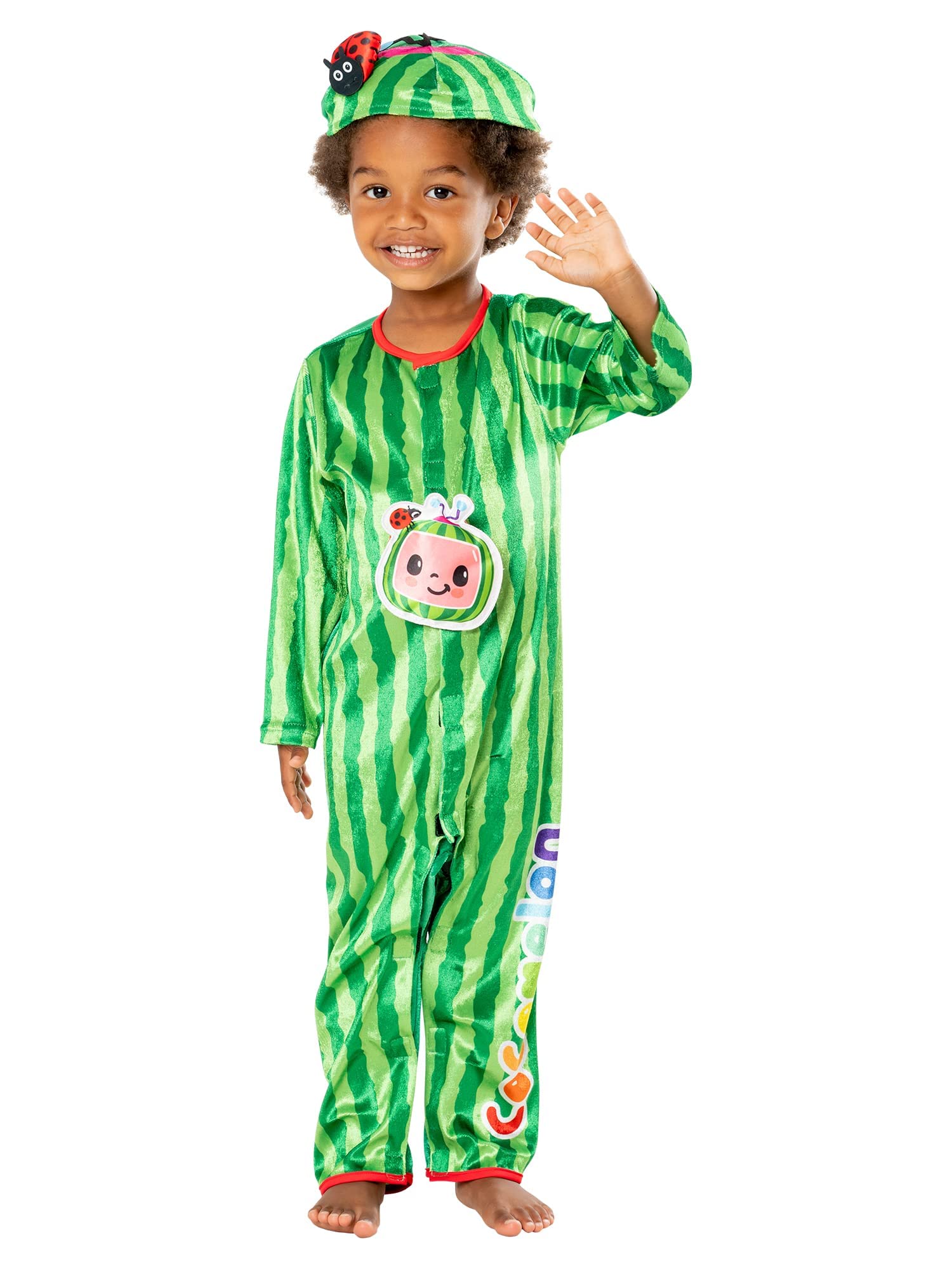 Rubies Official Moonbug Entertainment, CoComelon Romper Child Costume, Kids Fancy Dress, Age 2-3 Years Halloween