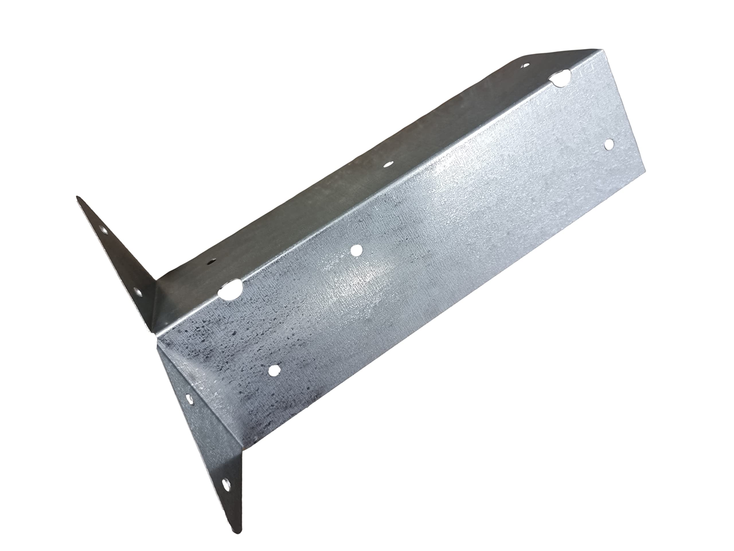 Pack of 8 Arris Rail Brackets Fence Post Support Fencing Bracket Galvanised 9inch (225mm)